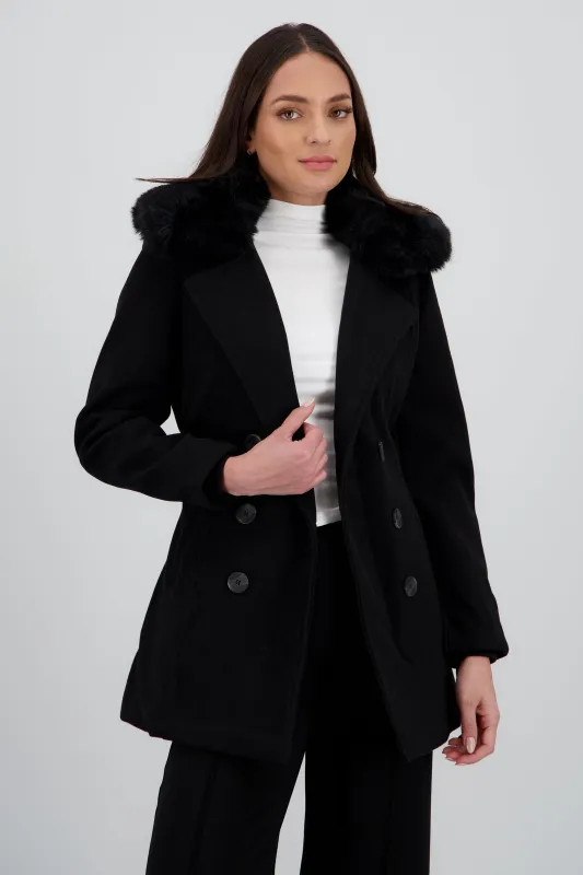 Abrigo cuello pelo sold by Shasa