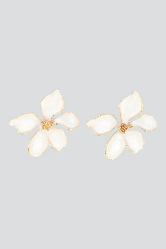 ARETES FLOR ESMALTADA sold by Shasa