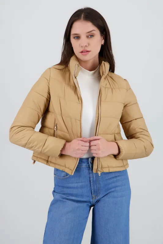 Chamarra capitonada lisa sold by Shasa