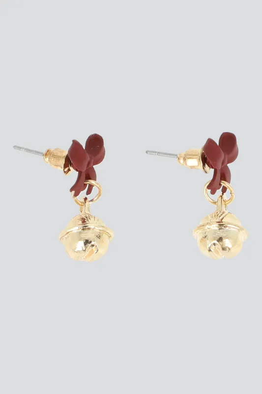 Aretes moño cascabel sold by Shasa