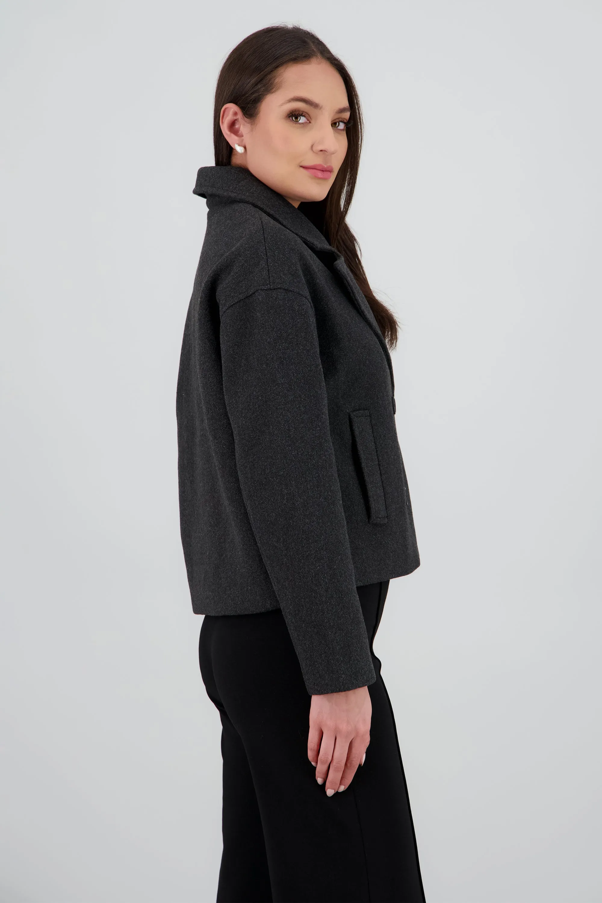 Abrigo corto con botones liso sold by Shasa product image thumbnail 3