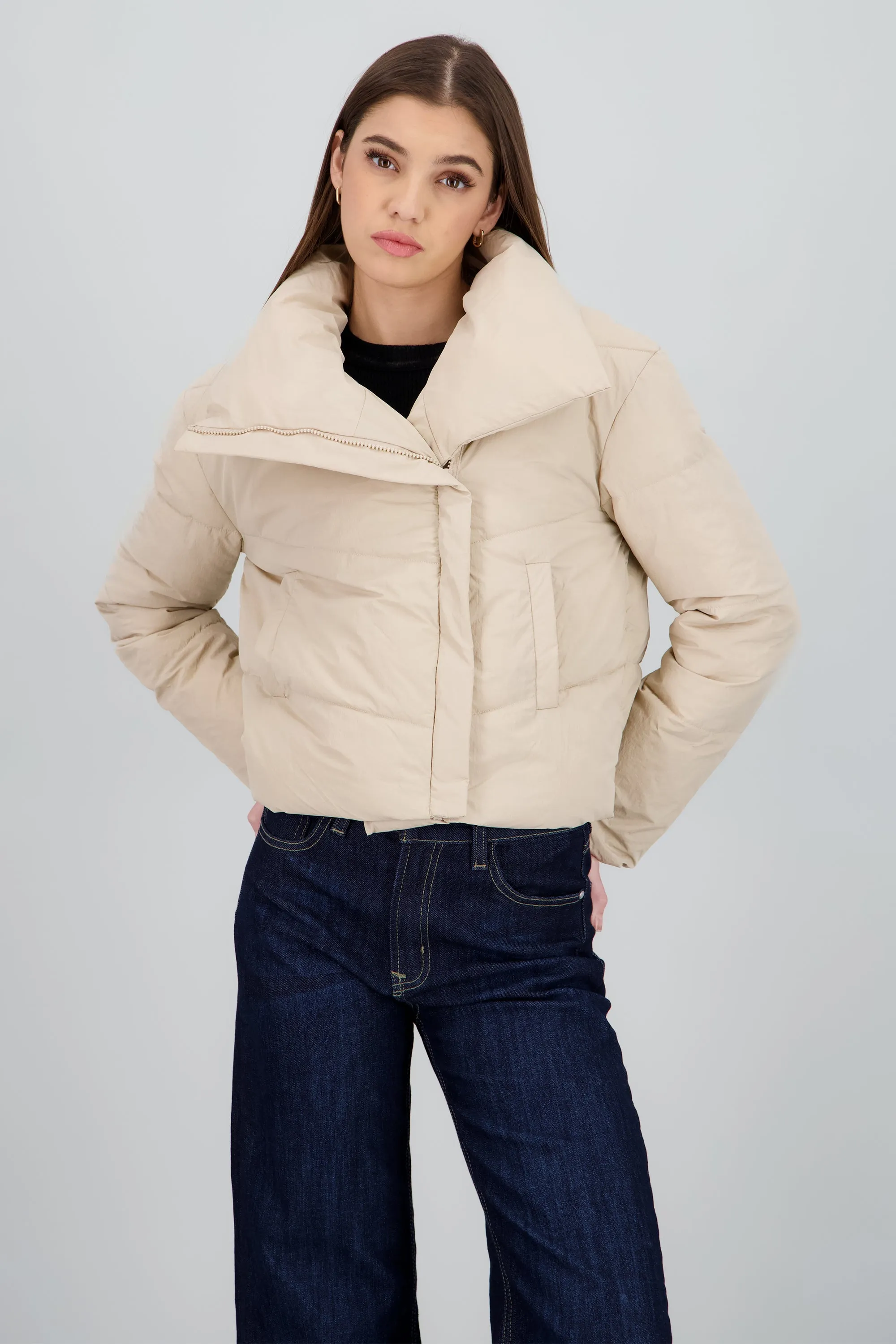 Chamarra puffer asimetrica sold by Shasa product image thumbnail 2