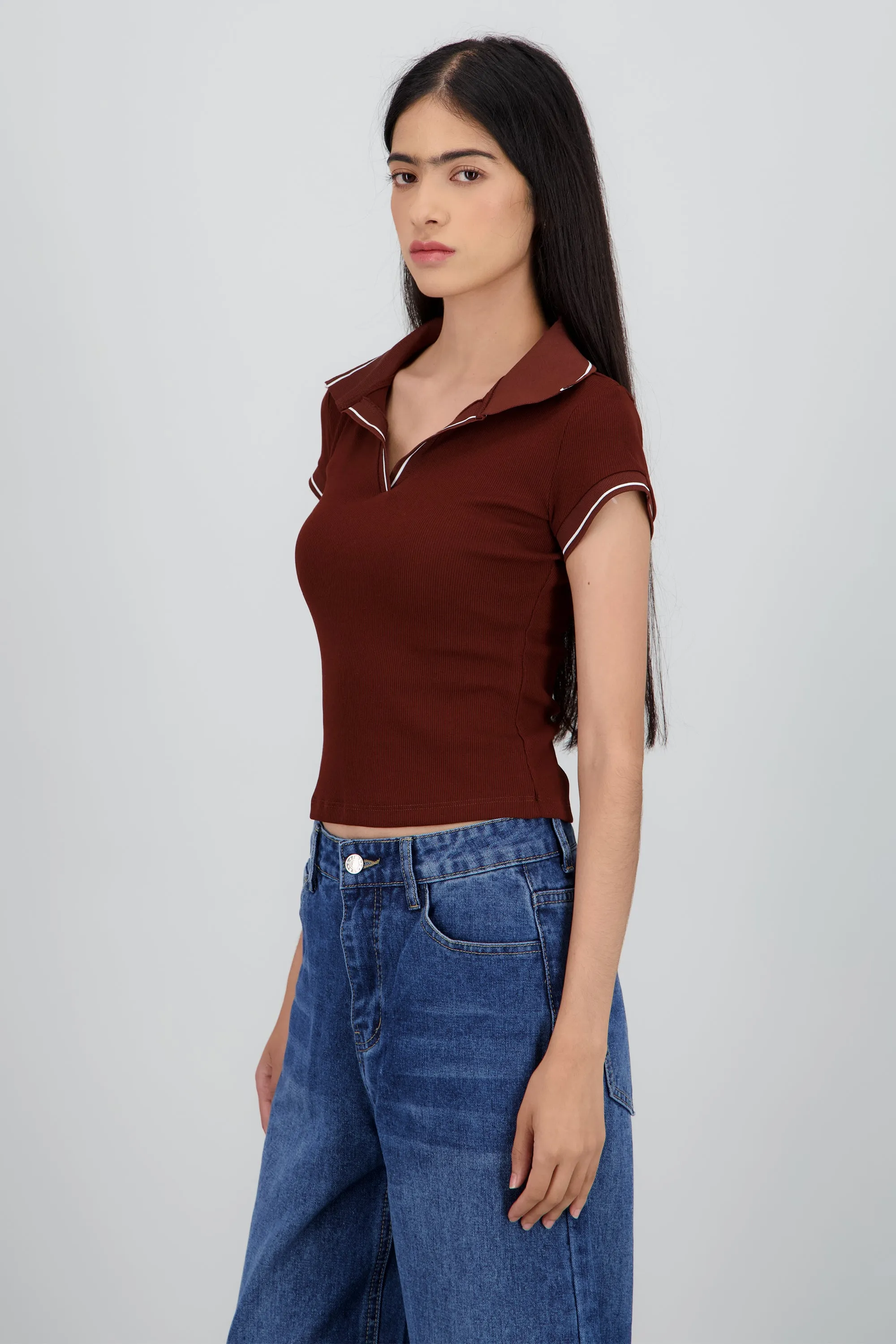 Top cuello polo sold by Shasa product image thumbnail 3