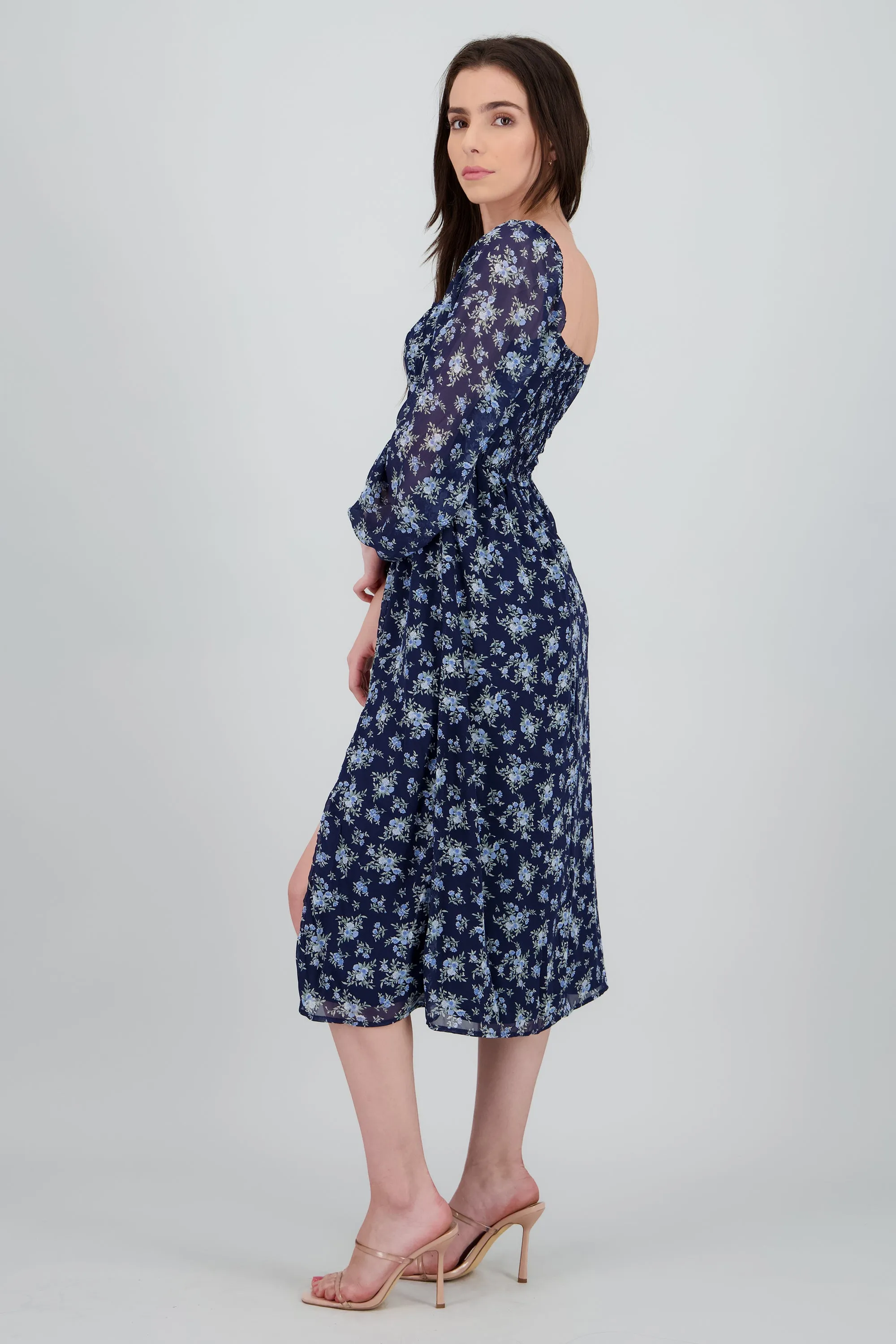 Vestido maxi flores detalle escote sold by Shasa product image thumbnail 3