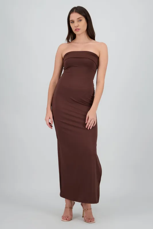 Vestido tubo con doblez sold by Shasa