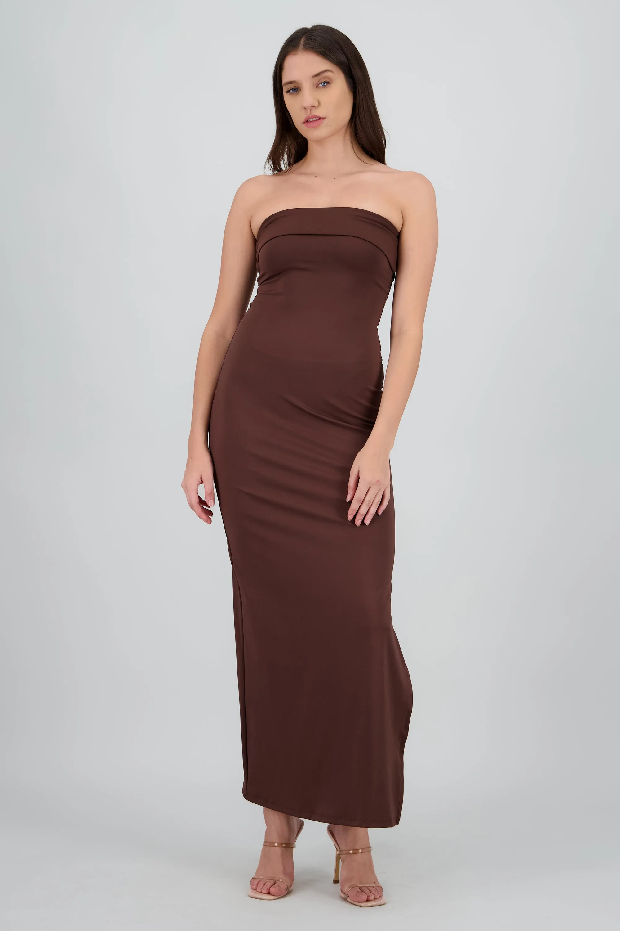 Vestido tubo con doblez sold by Shasa