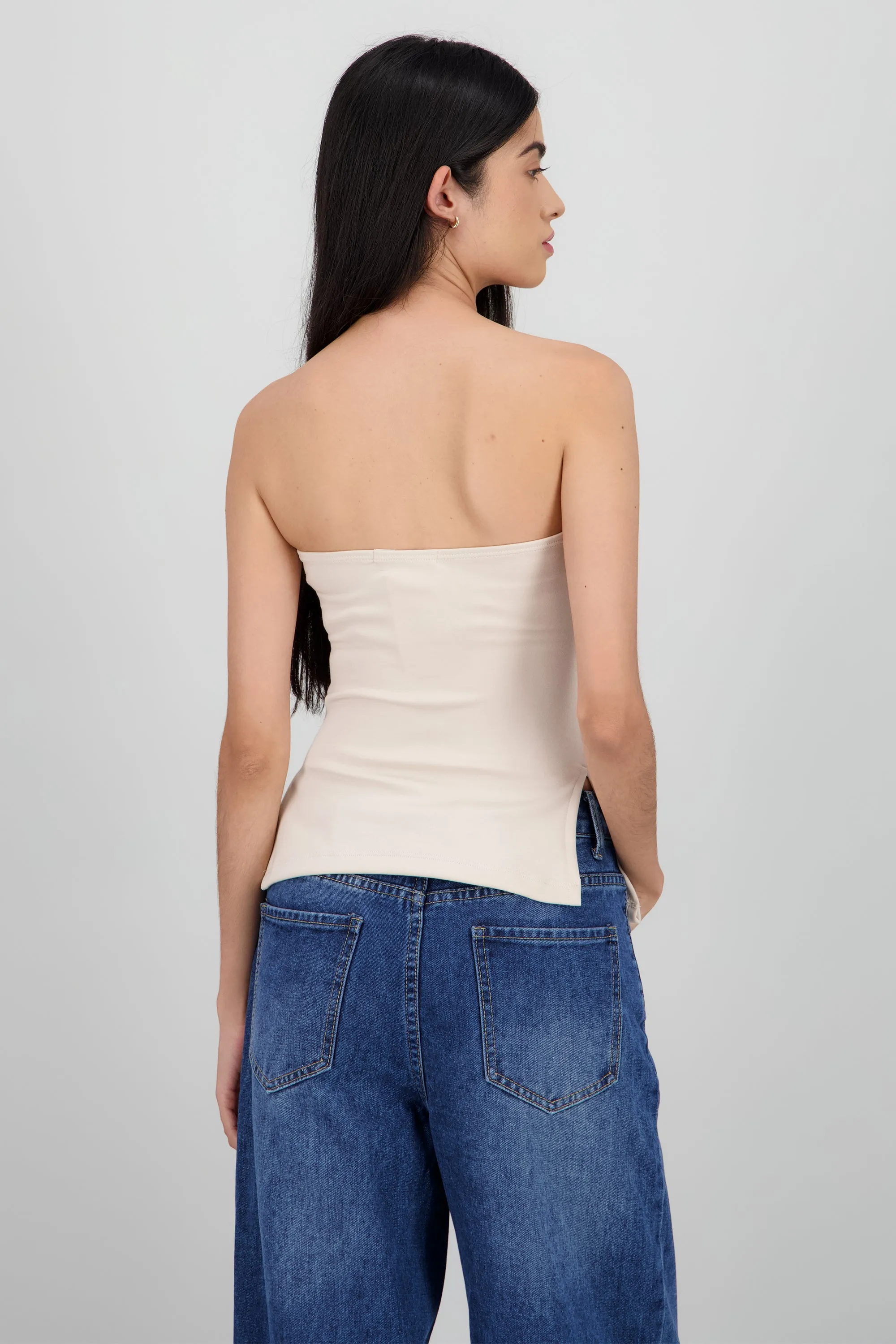 Top tubo abertura det drapeado liso sold by Shasa product image thumbnail 4