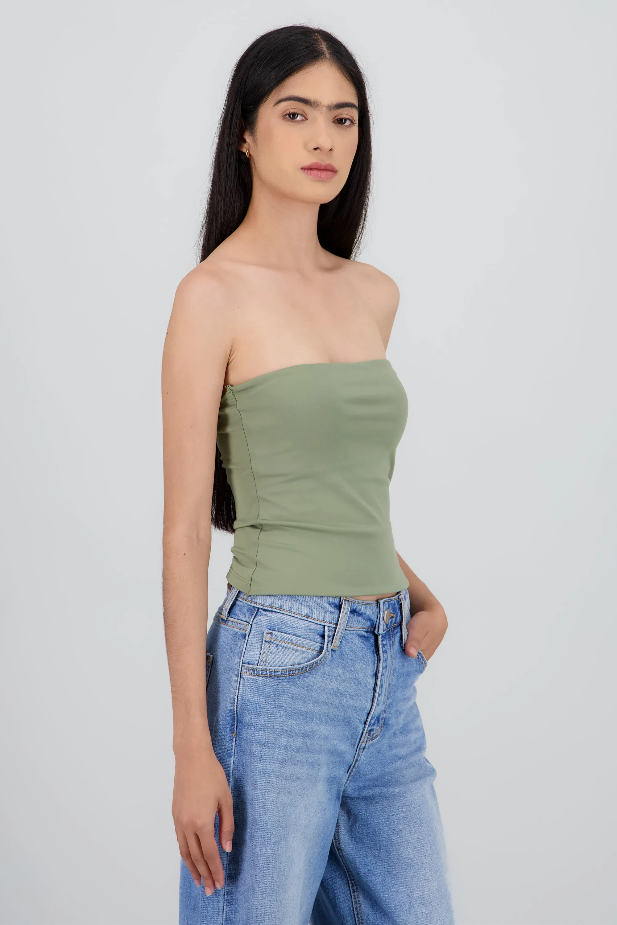 Top tubo liso doble tela sold by Shasa product image thumbnail 3