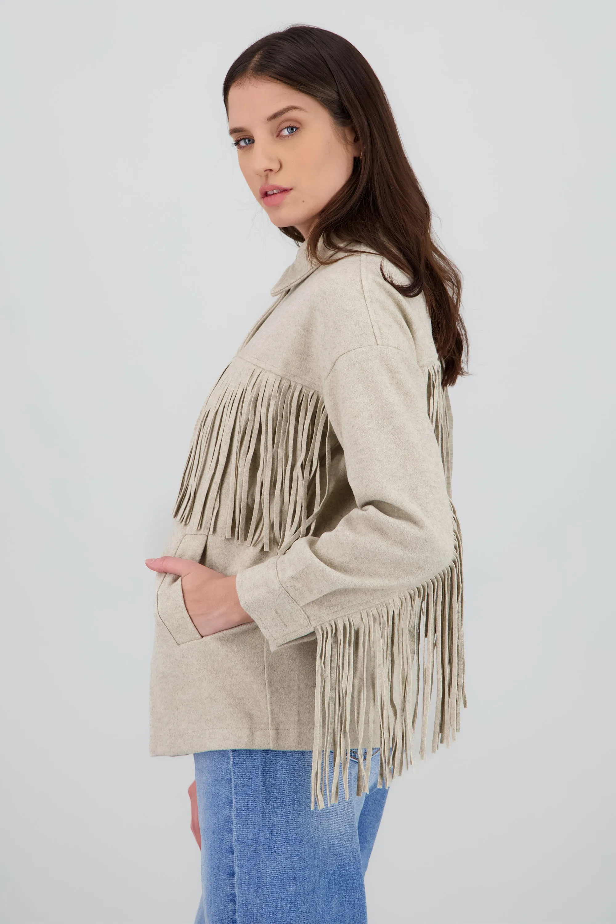 CHAMARRA DETALLE FRINGE sold by Shasa product image thumbnail 3