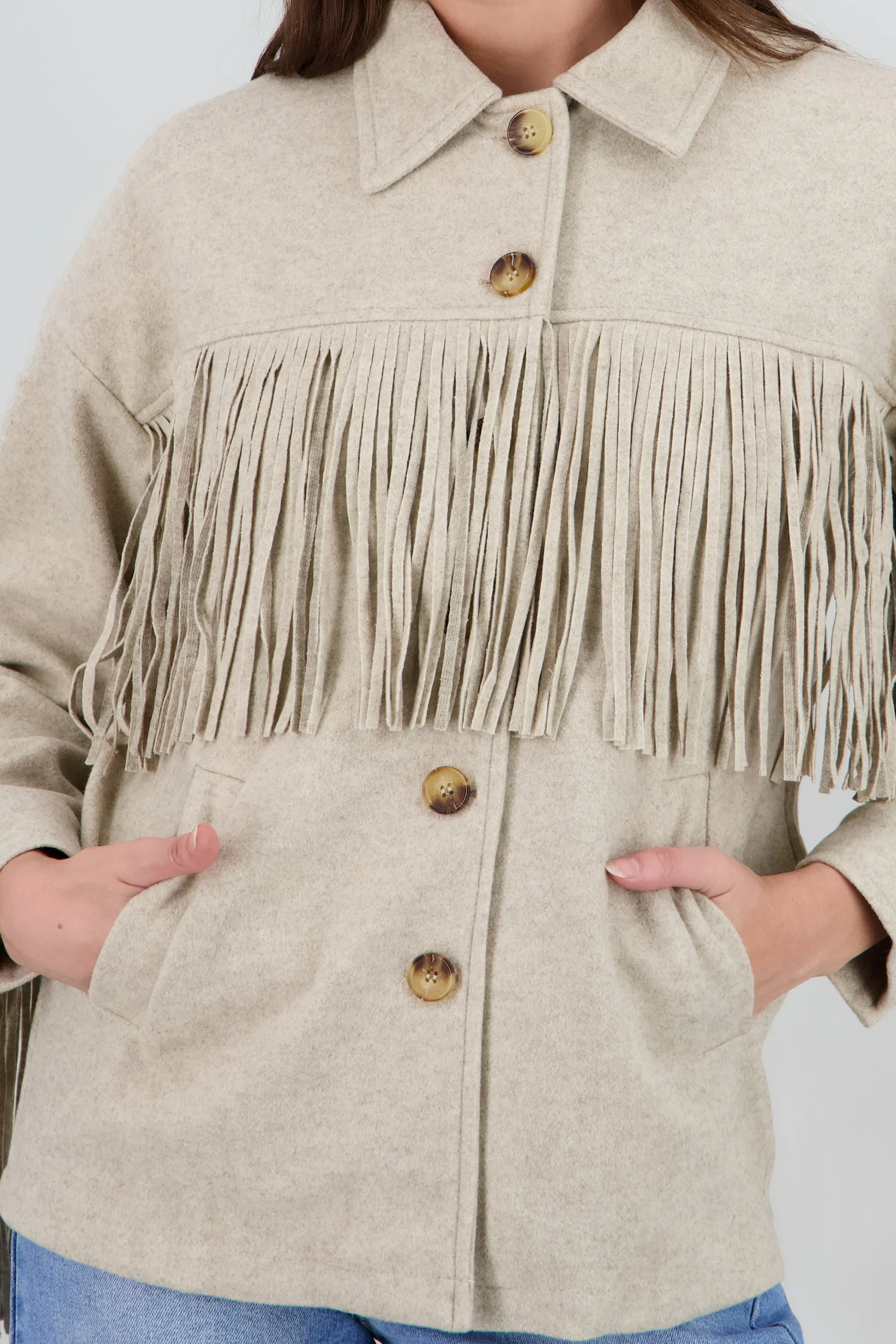 CHAMARRA DETALLE FRINGE sold by Shasa product image thumbnail 5