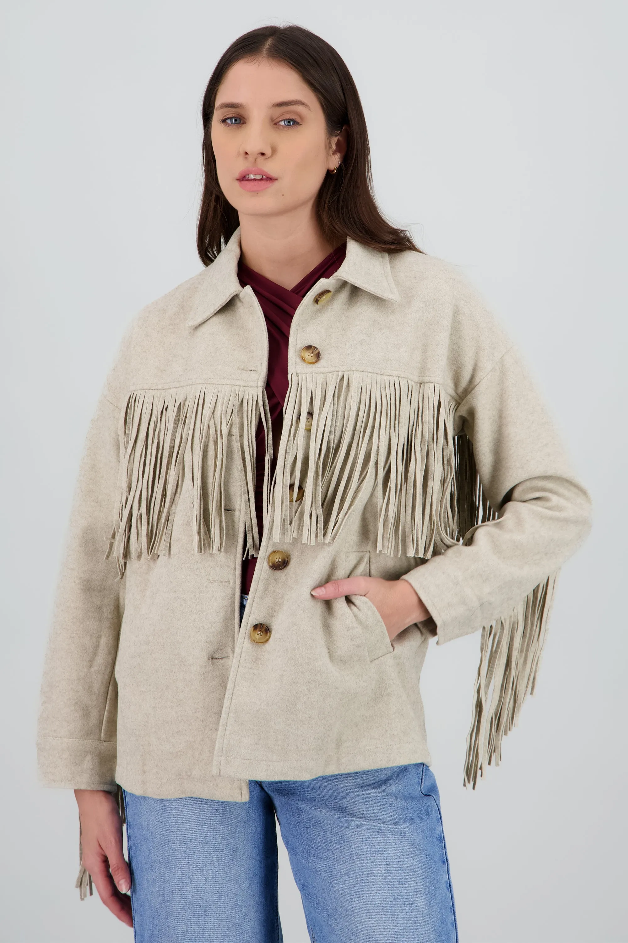 CHAMARRA DETALLE FRINGE sold by Shasa product image thumbnail 2