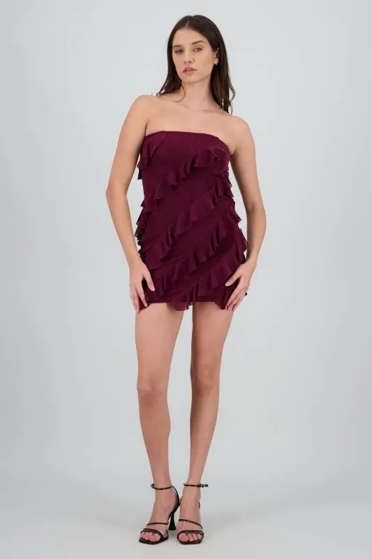 Vestido mini bandeau olanes sold by Shasa