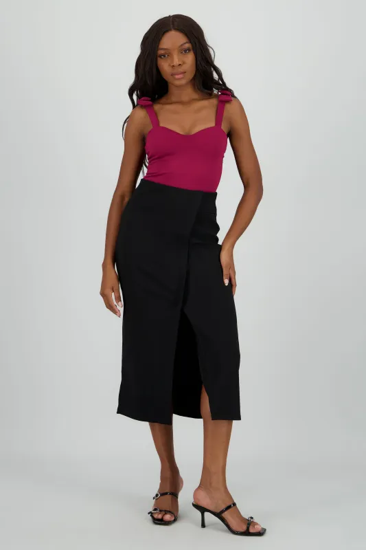 Falda midi corte sold by Shasa