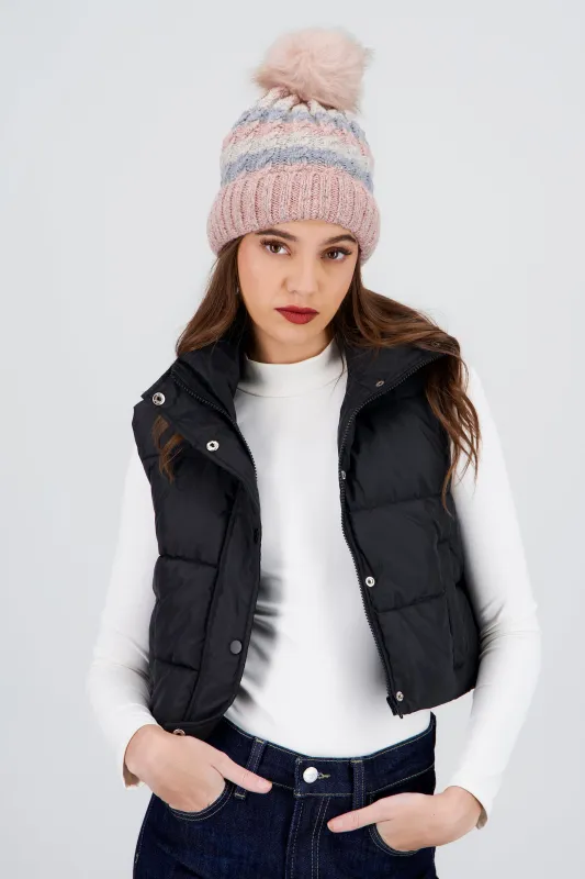 Gorro tejido multicolor sold by Shasa