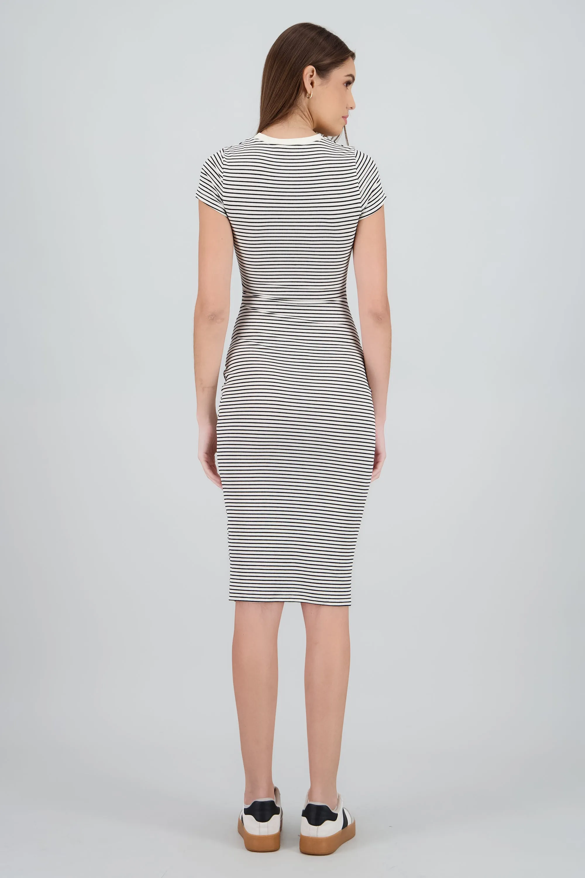 Vestido rayas cuello redondo sold by Shasa product image thumbnail 4