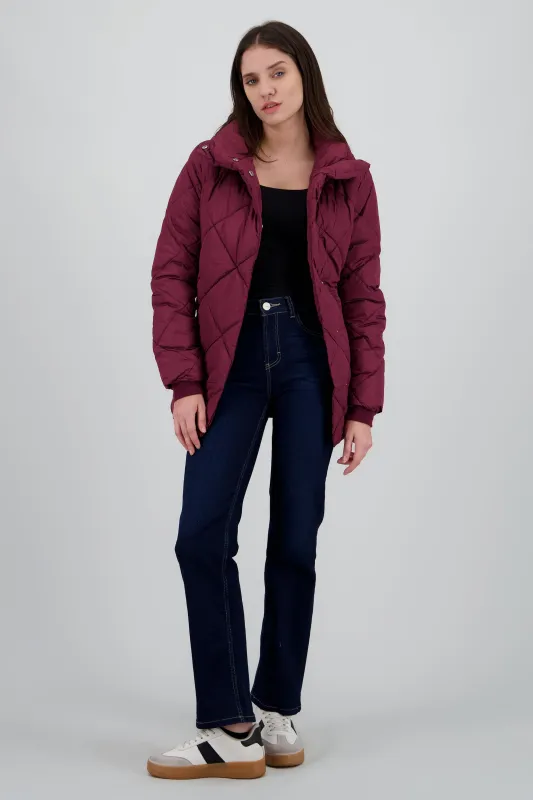 Chamarra puffer capitonada con cuello alto sold by Shasa