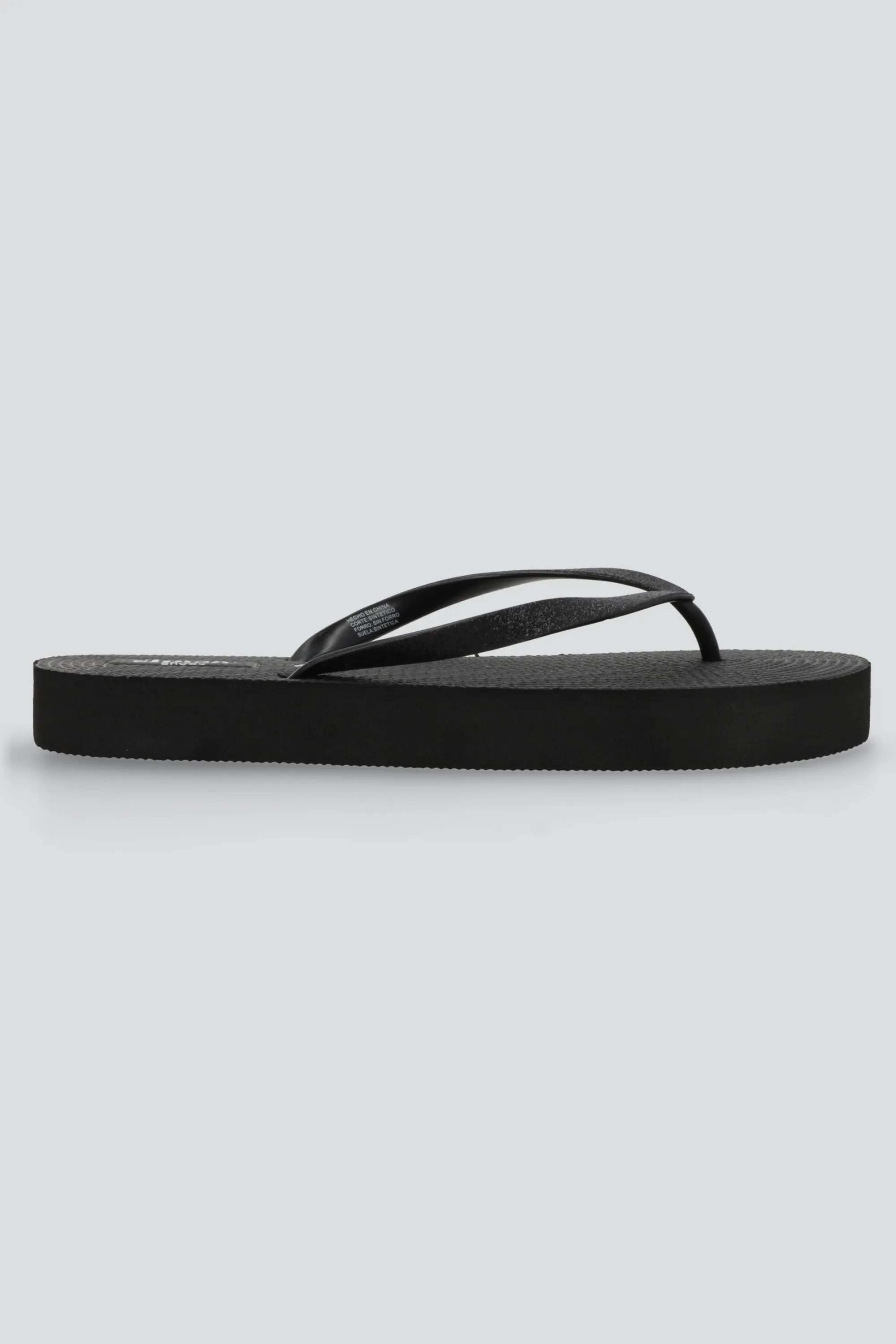 Flip flop plataforma brillos sold by Shasa