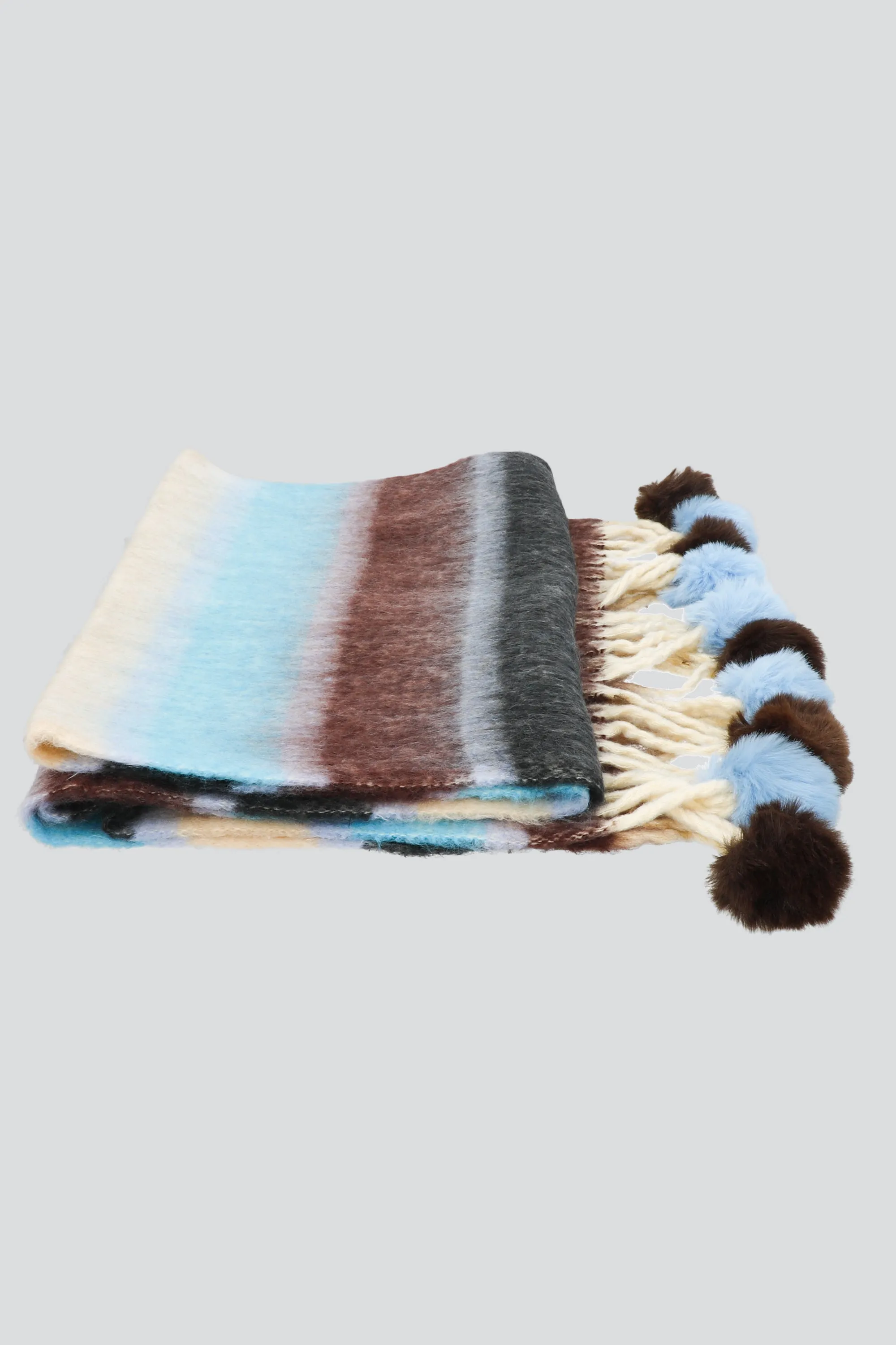 Bufanda colorida flcos pompones sold by Shasa product image thumbnail 5