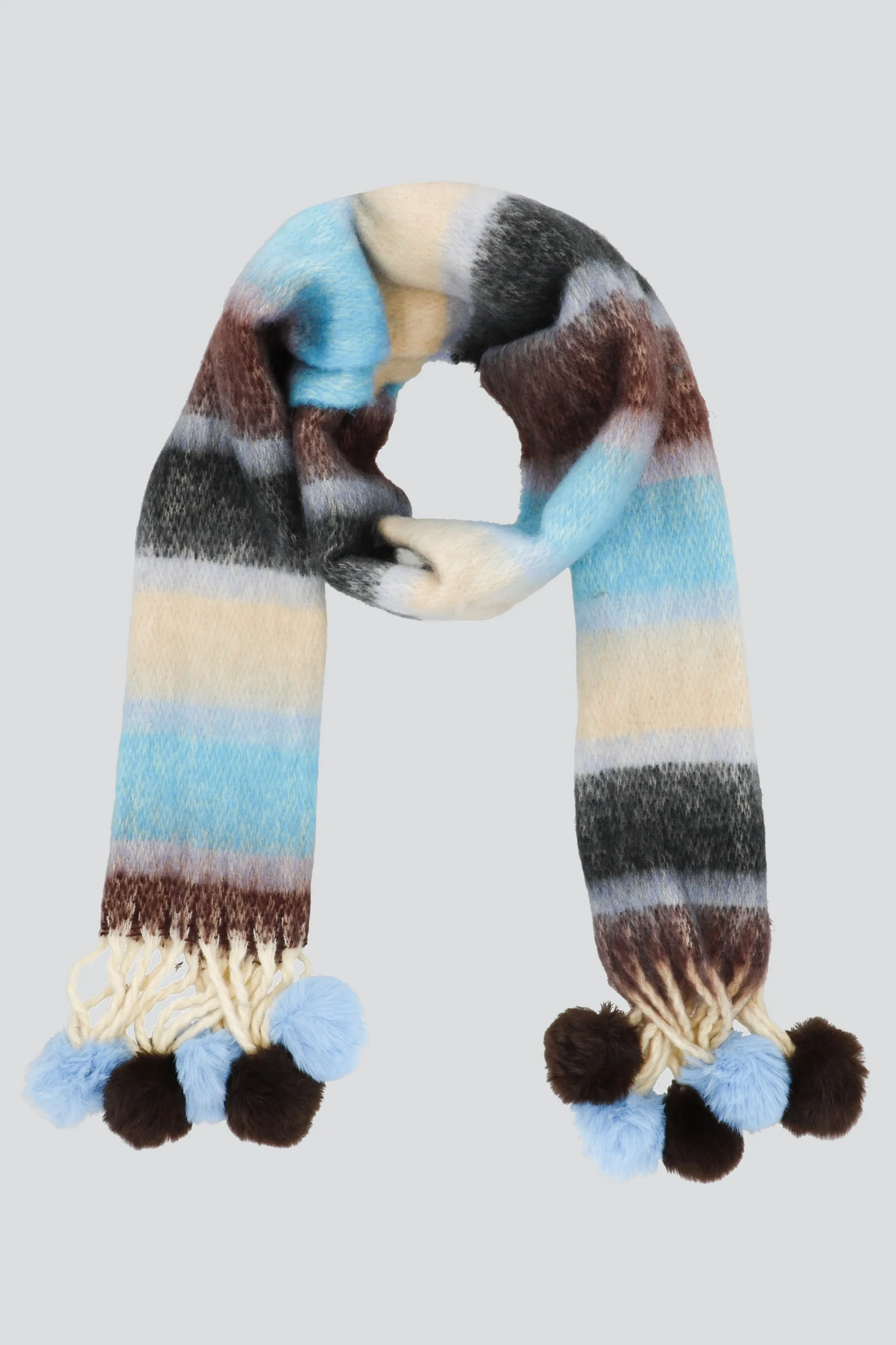 Bufanda colorida flcos pompones sold by Shasa product image thumbnail 3