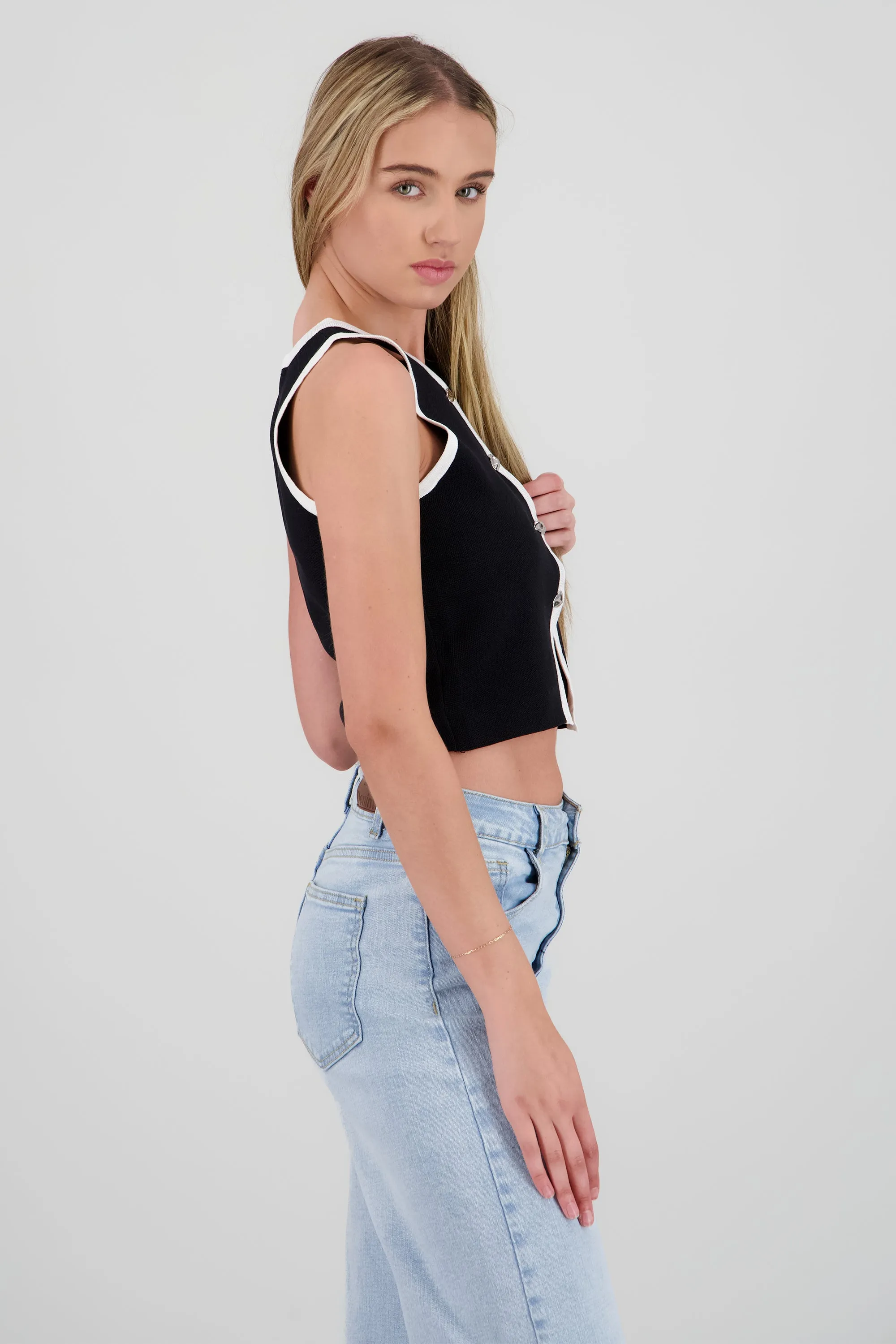 Top tejido contraste sold by Shasa product image thumbnail 3