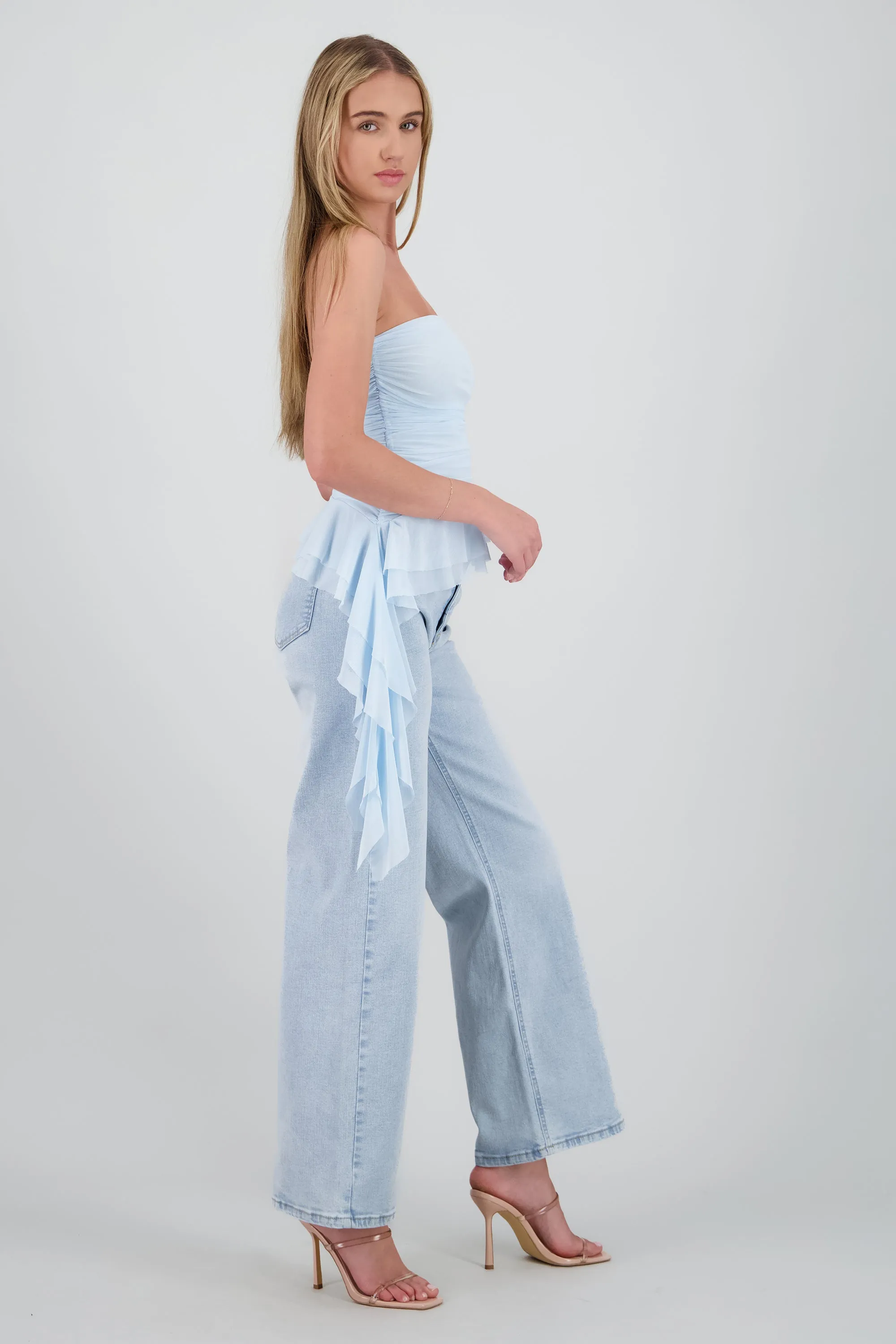 Top strapless olan en costado sold by Shasa product image thumbnail 3