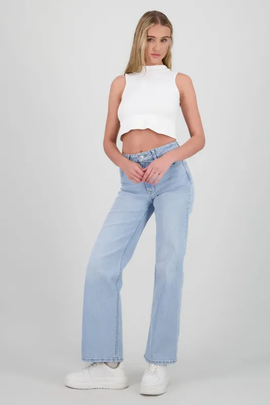 Jeans wide leg ultra confort sold by Shasa
