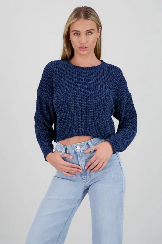 Sueter tejido ancho suave sold by Shasa