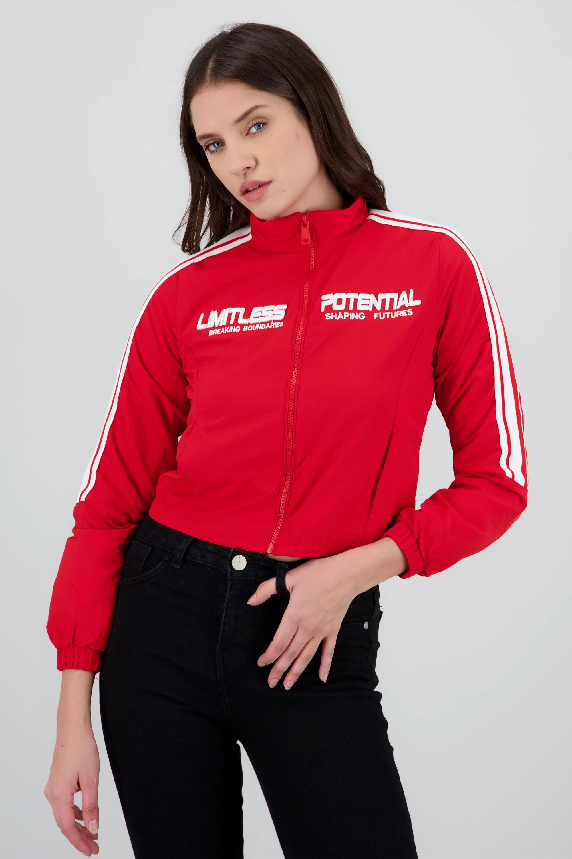 Chamarra lisa detalle linea sold by Shasa product image thumbnail 2