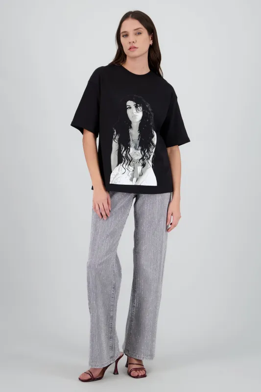 Playera Amy Winehouse back to black sold by Shasa