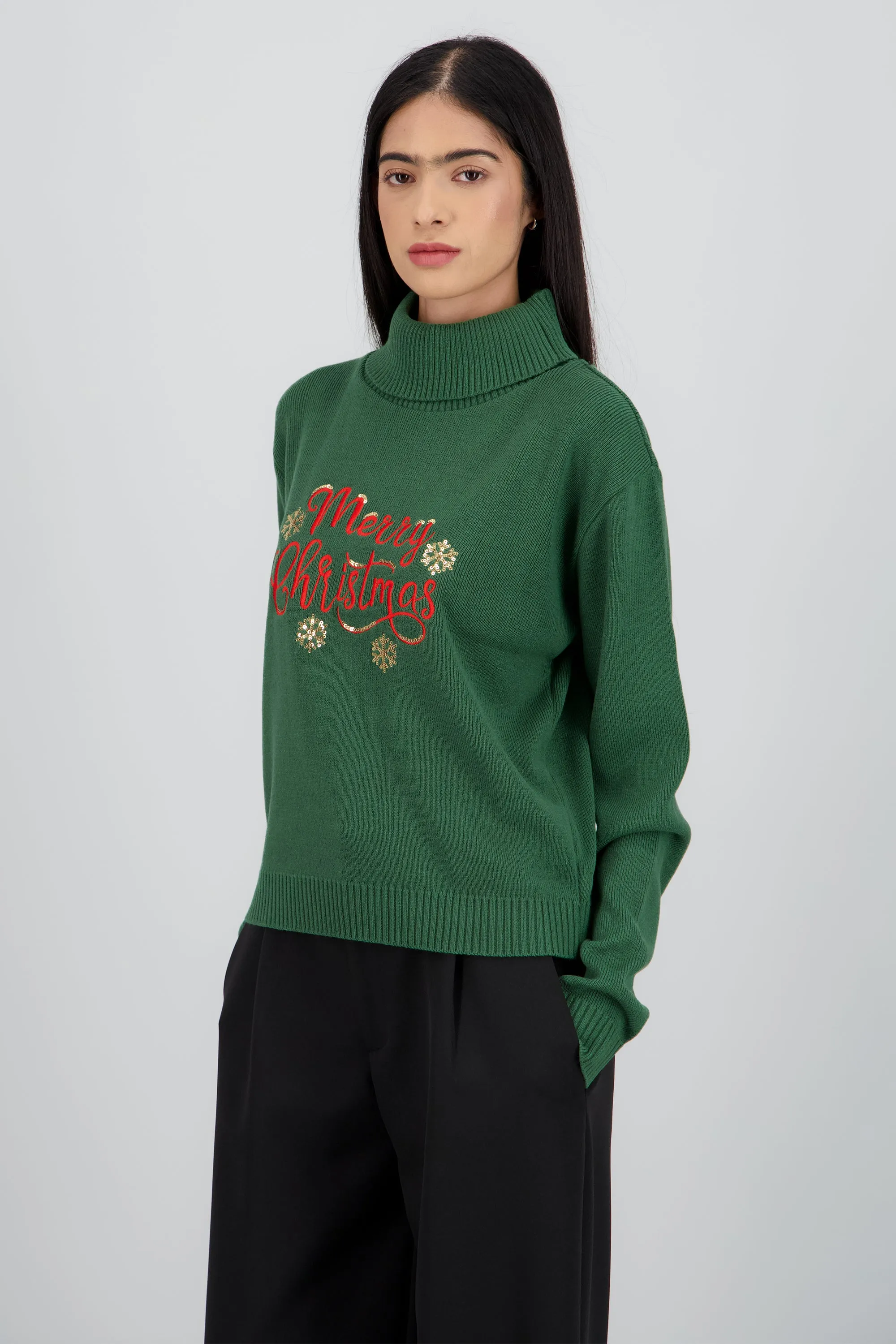 Sueter cuello alto merry christmas sold by Shasa product image thumbnail 3