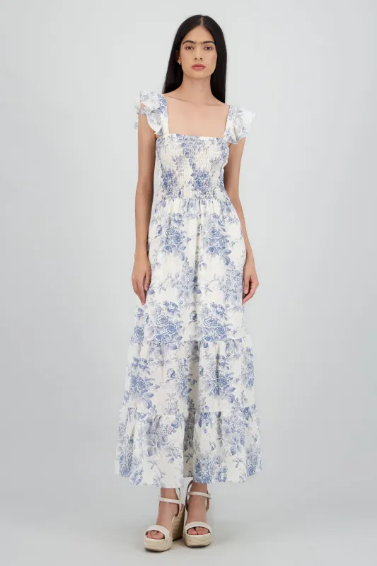 Vestido maxi smock strapless sold by Shasa