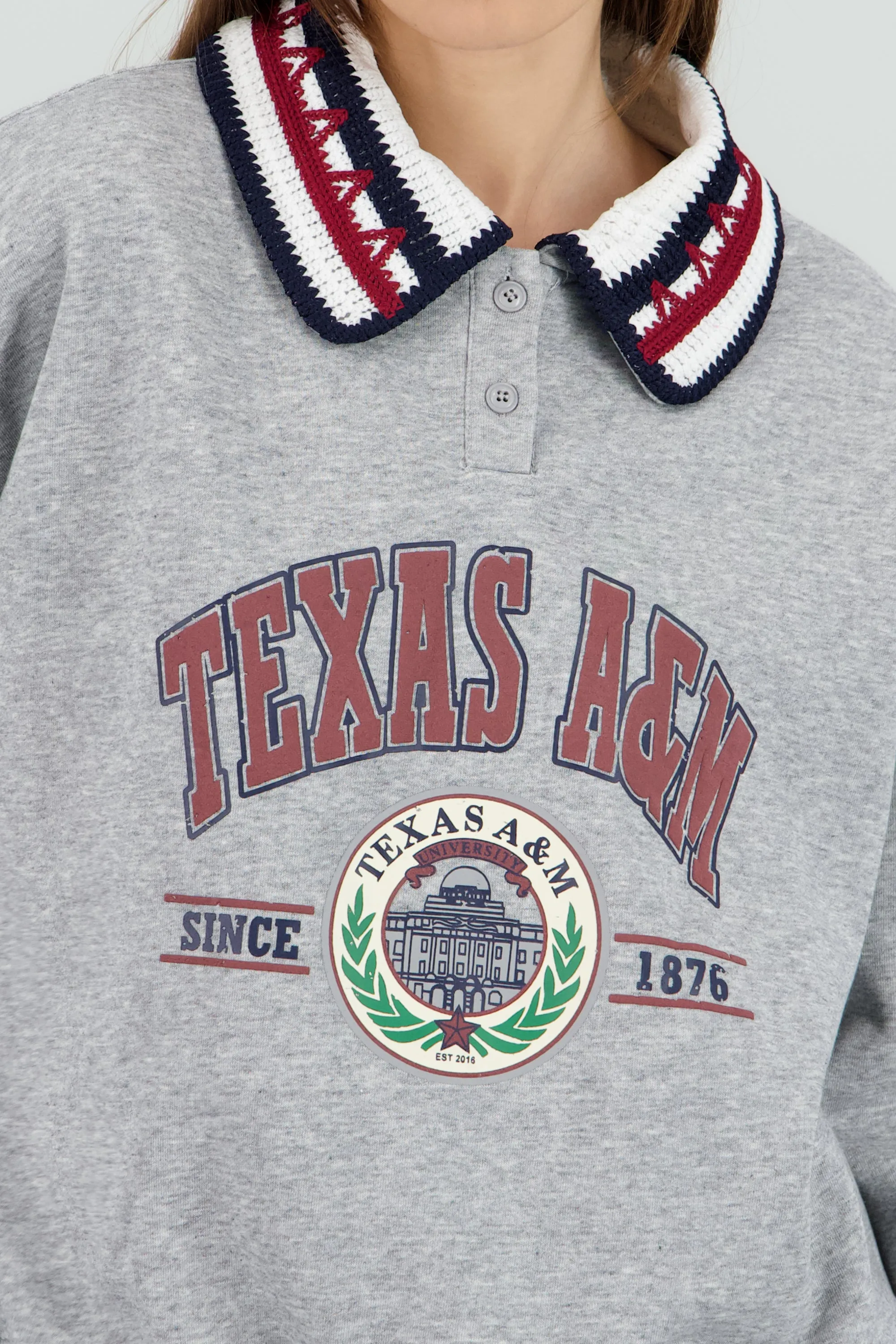 Sudadera polo estampado texas sold by Shasa product image thumbnail 5