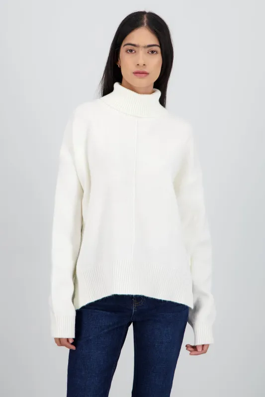 Sueter tejido cuello alto sold by Shasa