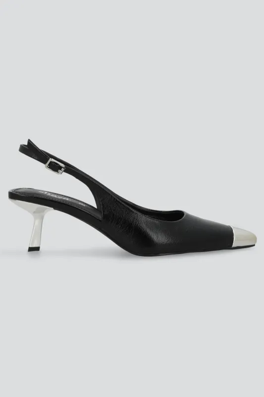 Tacon puntal slingback detalle metal sold by Shasa