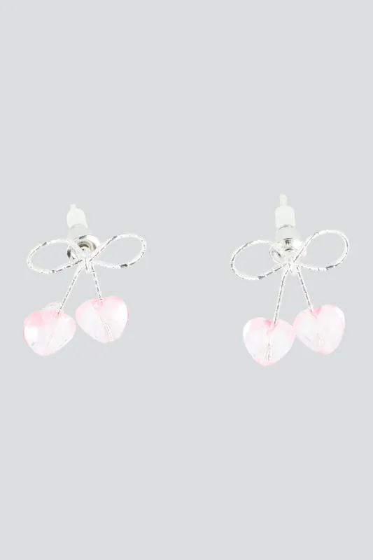 1 Aretes cerezas moñito sold by Shasa