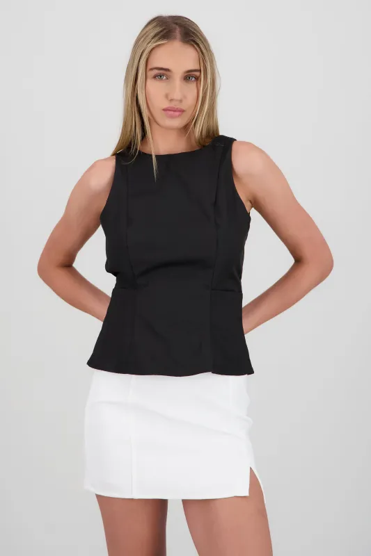 Top cortes espalda descubierta sold by Shasa