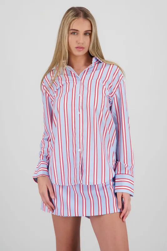 Camisa oversized rayas sold by Shasa