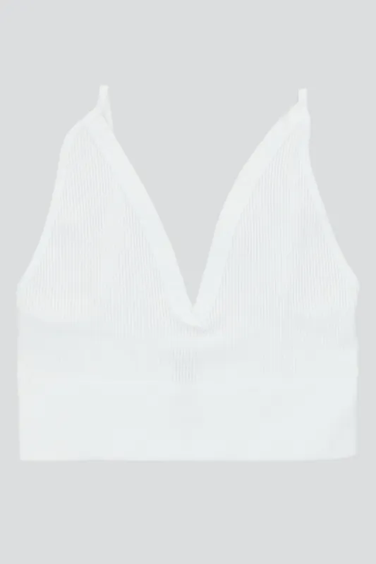 Bralette seamless acanalado sold by Shasa