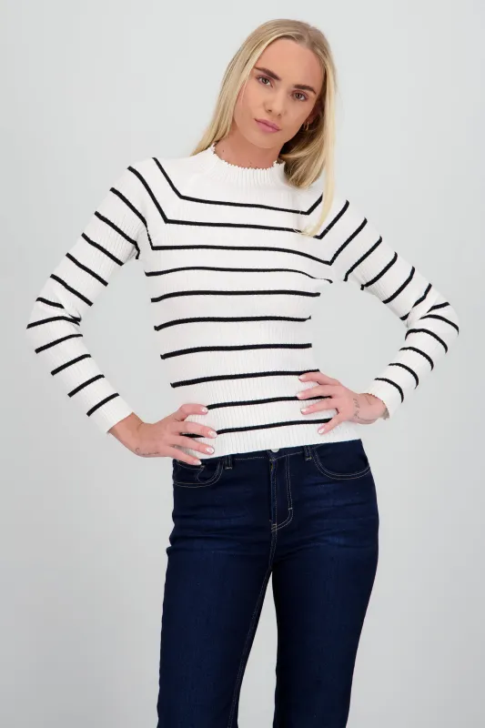 Top tejido manga larga rayas sold by Shasa