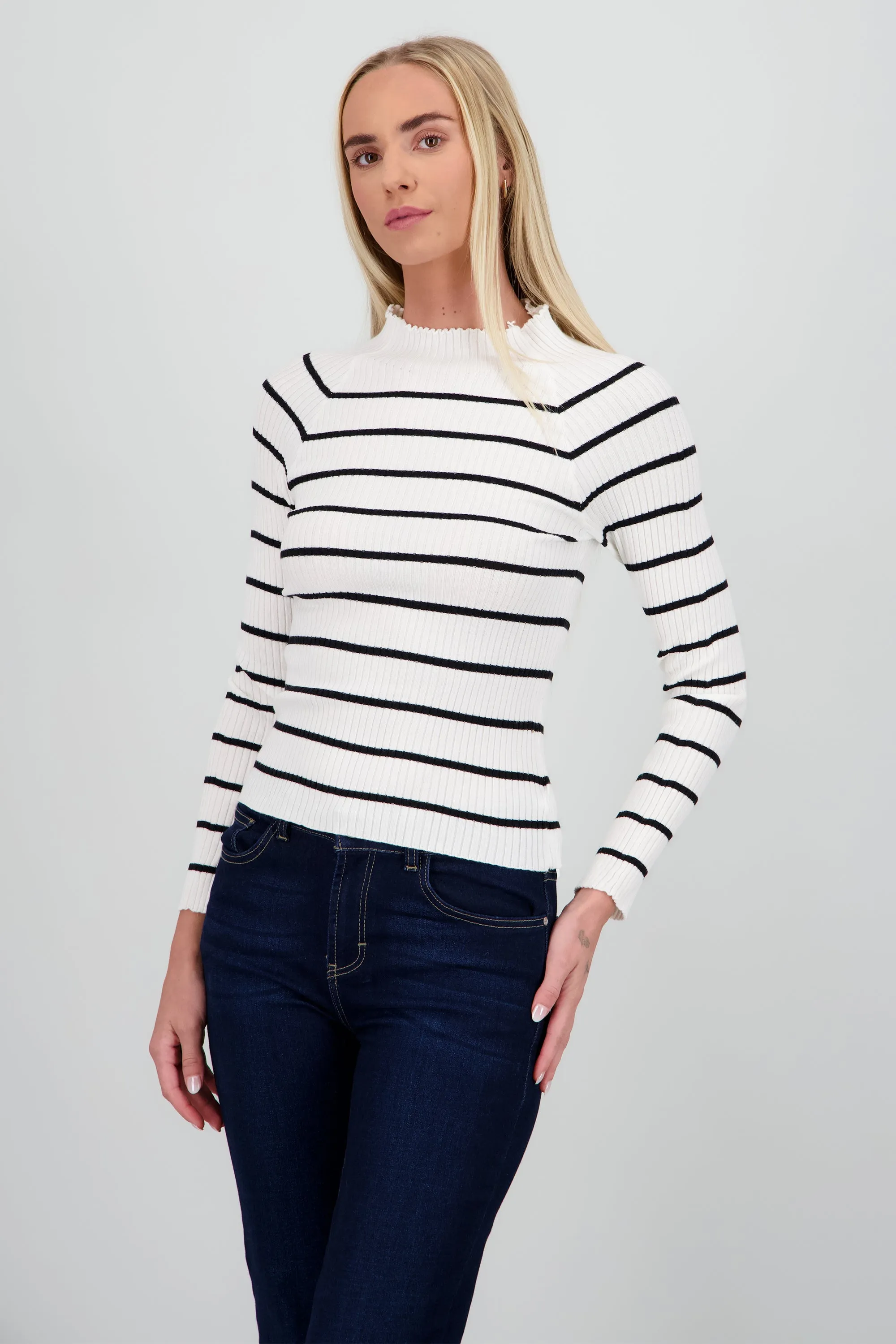 Top tejido manga larga rayas sold by Shasa product image thumbnail 2