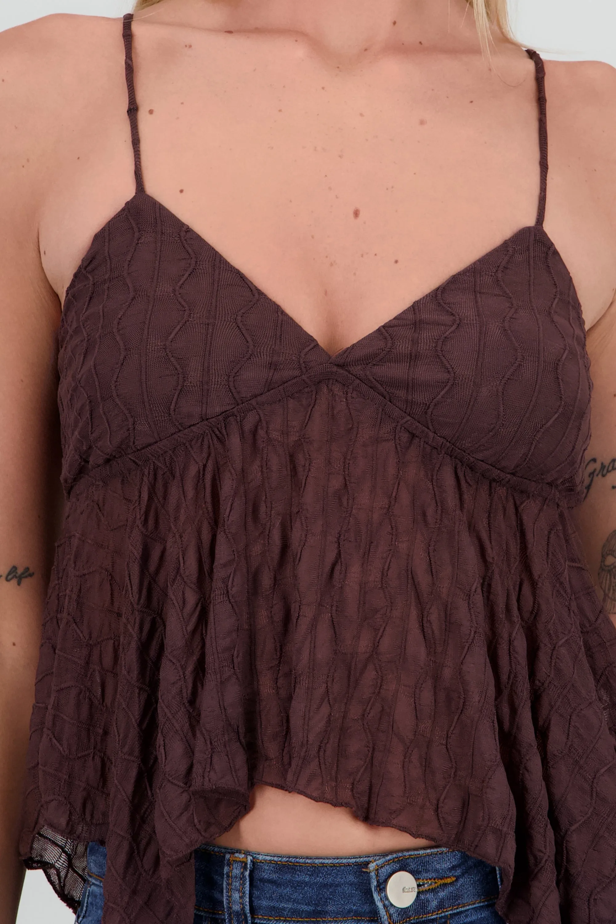 Top encaje asimetrico sold by Shasa product image thumbnail 5