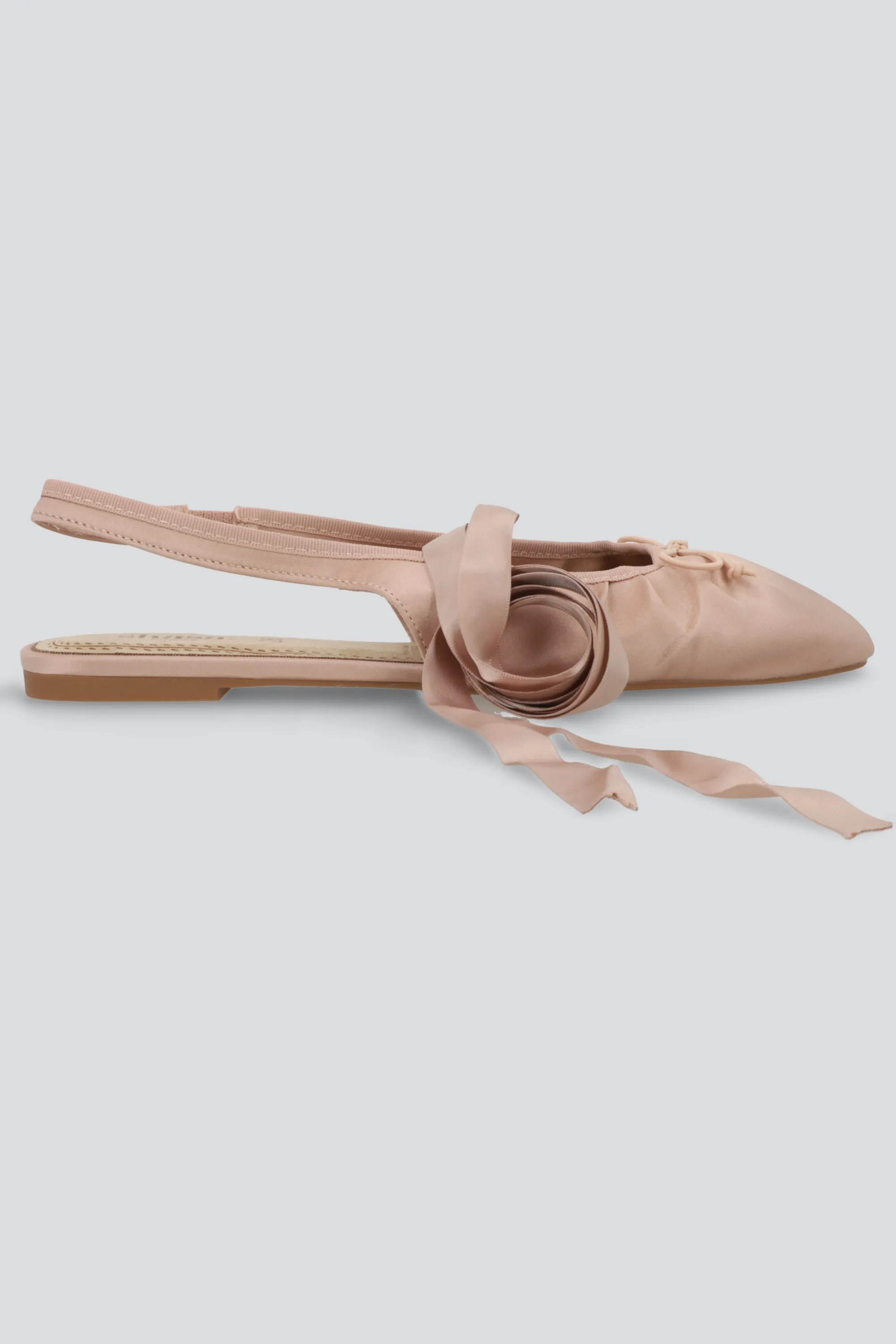 Ballerina slingback listones sold by Shasa