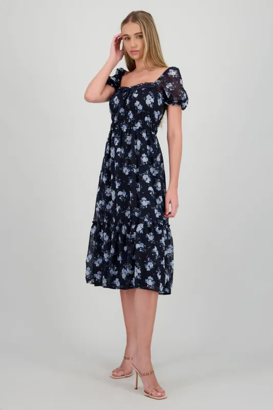 Vestido maxi escote cuadrado sold by Shasa