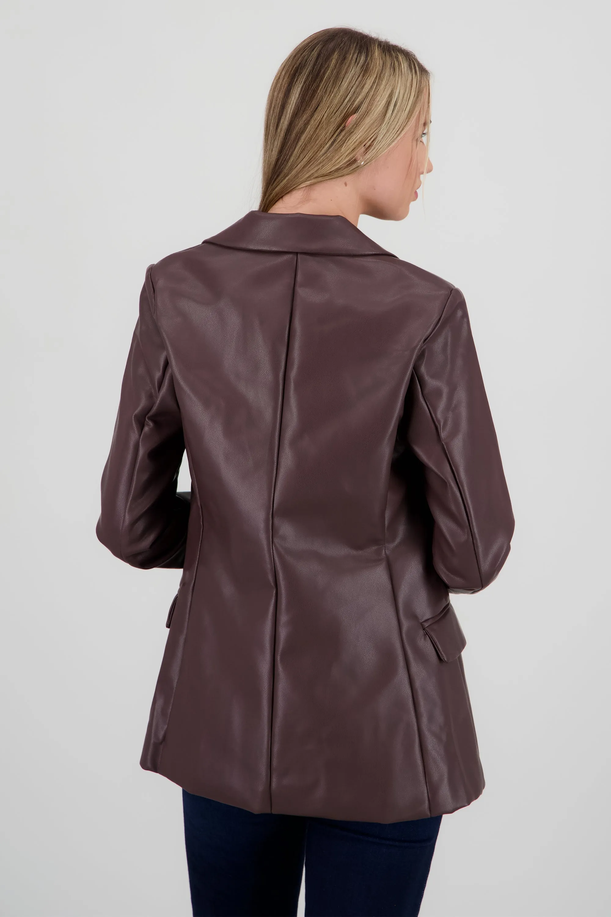 Saco de pu con pinzas liso sold by Shasa product image thumbnail 4