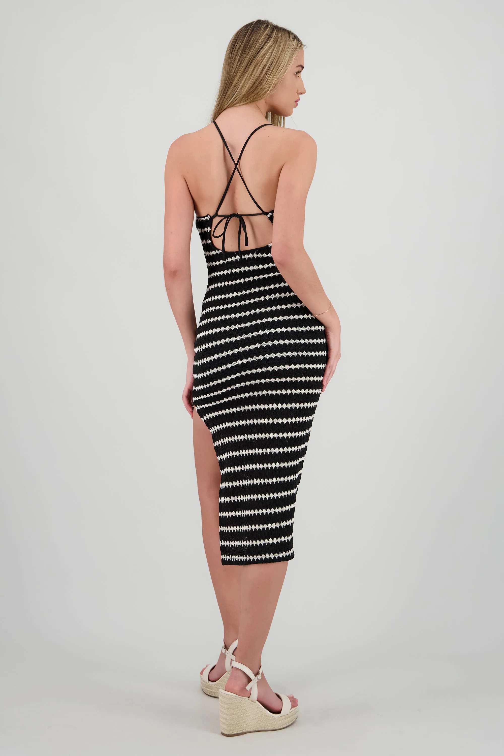 Vestido midi lineas textura sold by Shasa product image thumbnail 4