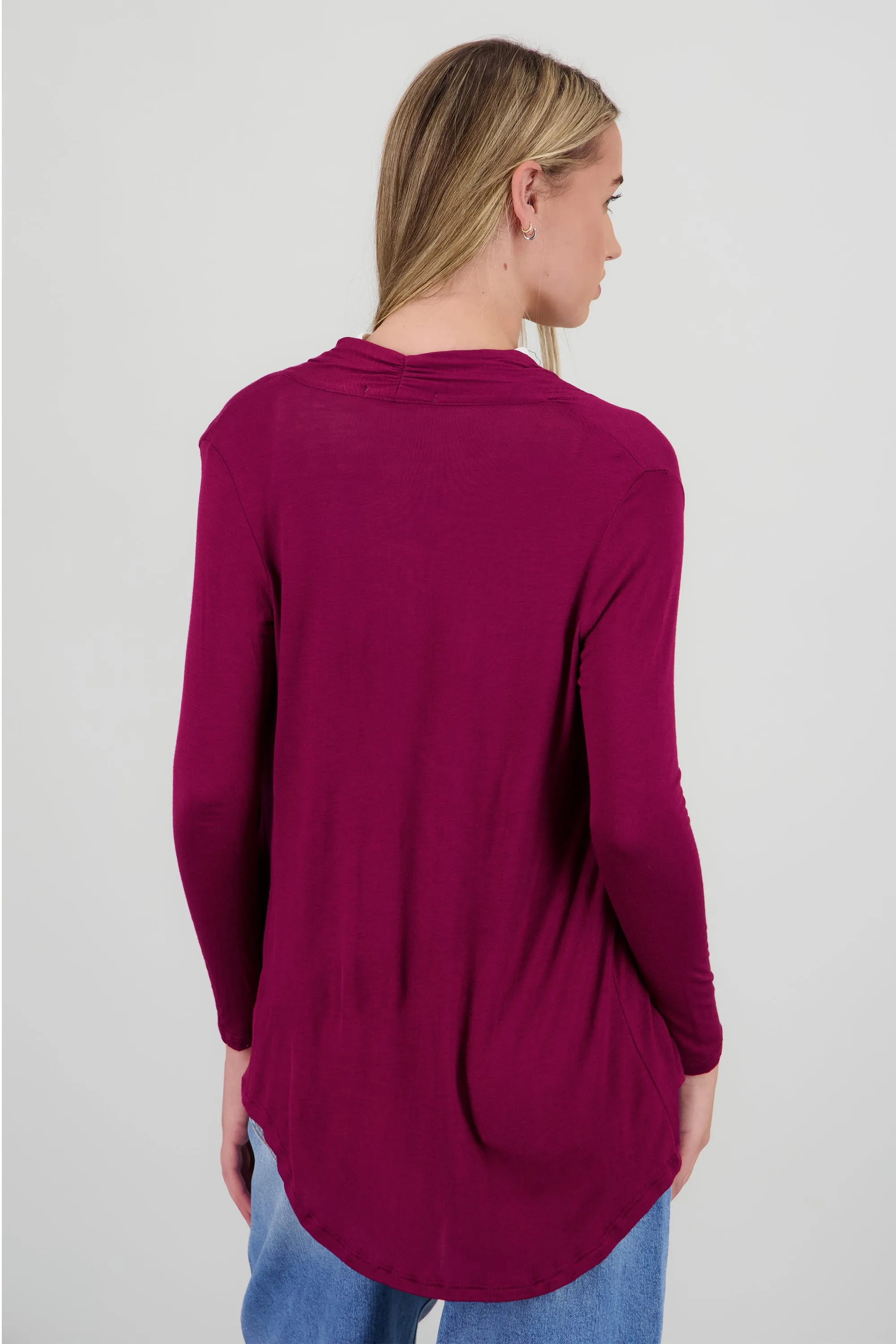 Cárdigan Corto Caída Cascada Manga Larga sold by Shasa product image thumbnail 4