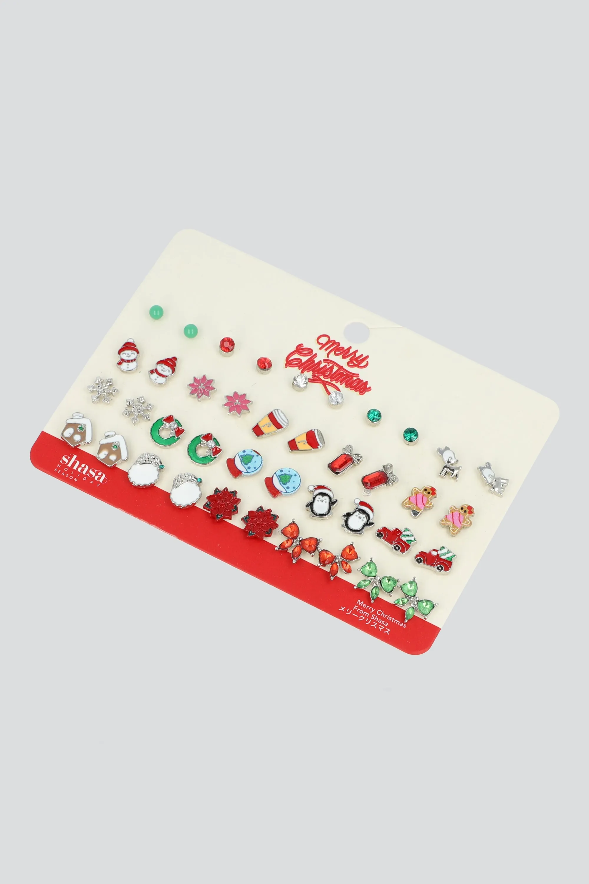 20 PR ARETES NAVIDEÑOS MIX sold by Shasa product image thumbnail 2
