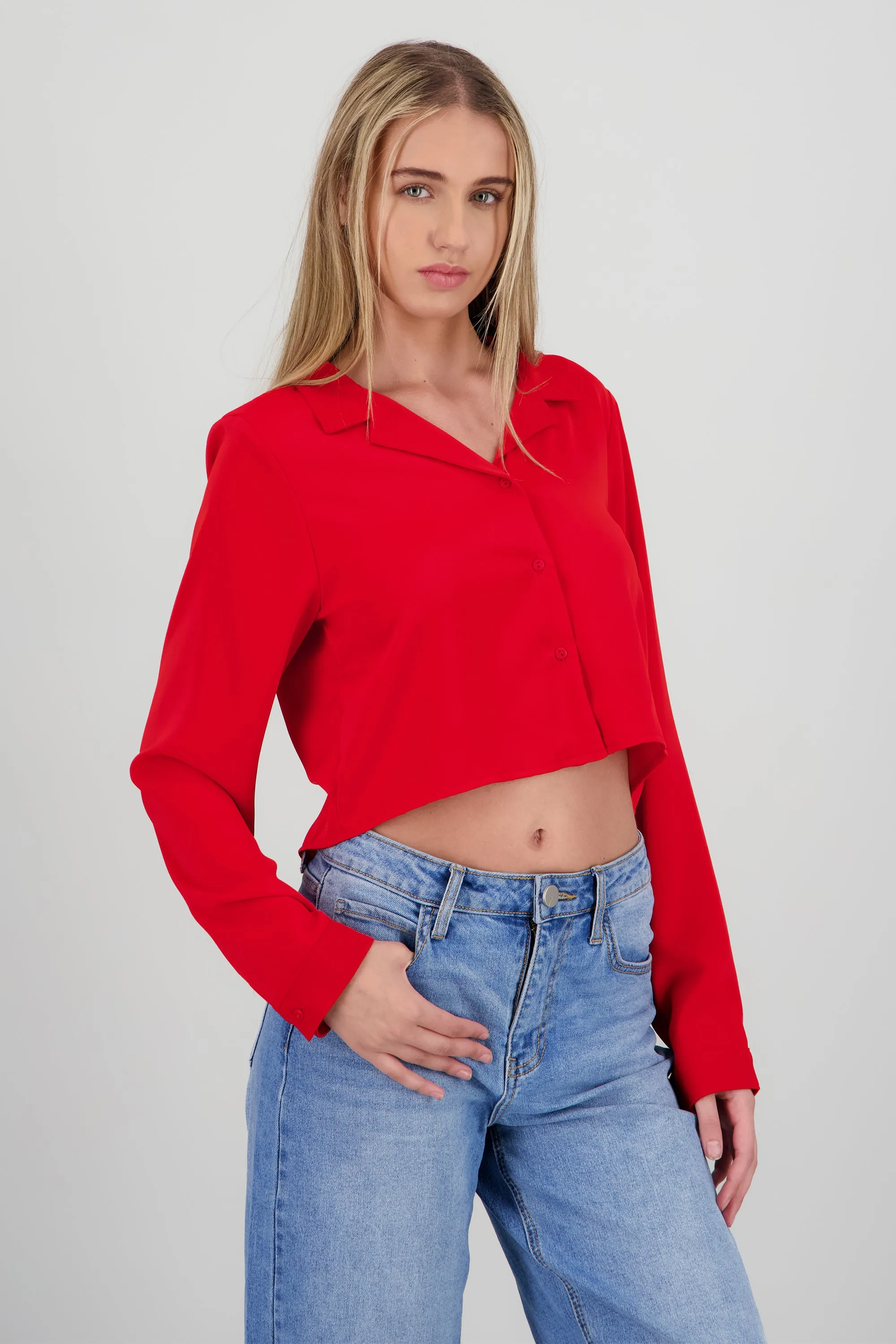 Camisa lisa manga larga sold by Shasa product image thumbnail 2