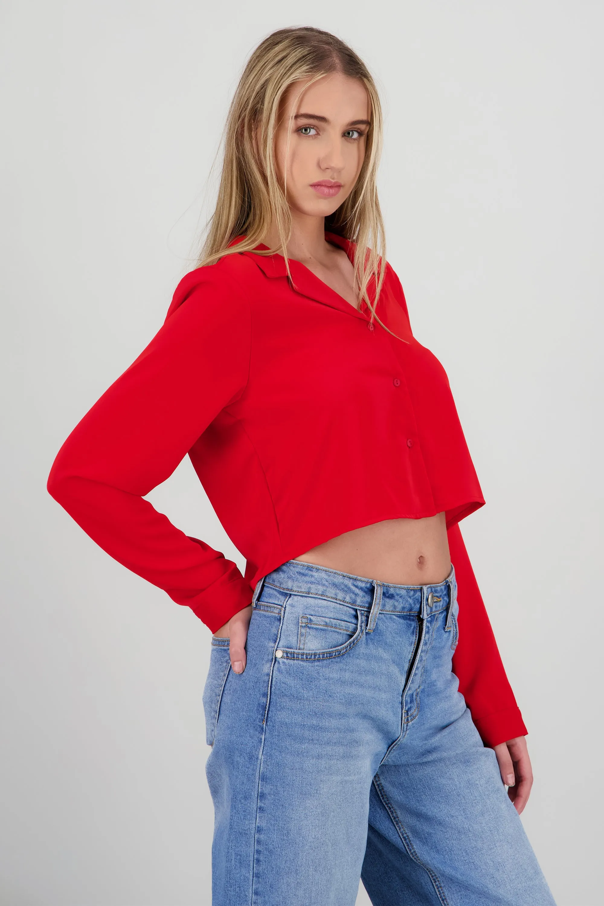 Camisa lisa manga larga sold by Shasa product image thumbnail 3