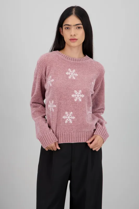 Sueter navideño copos sold by Shasa